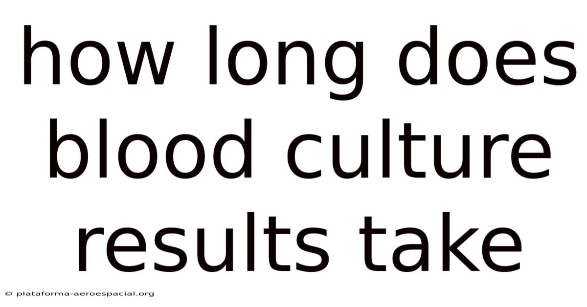 How Long Does Blood Culture Results Take
