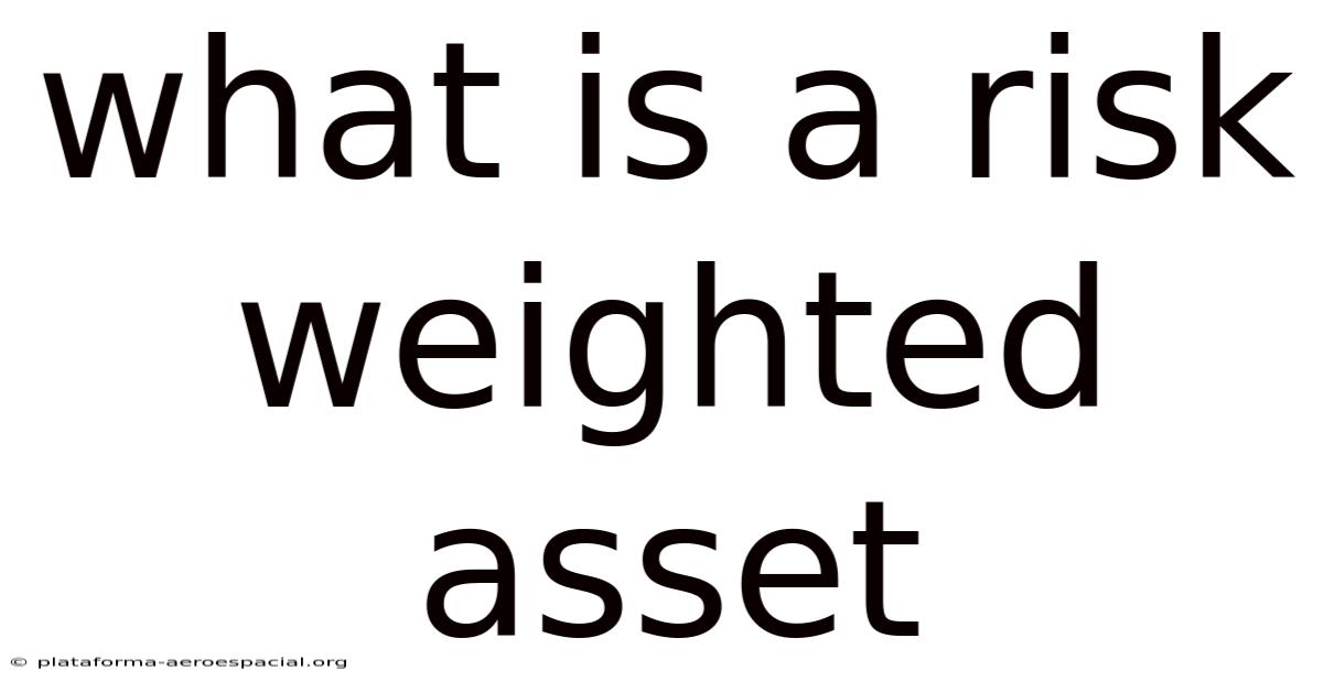 What Is A Risk Weighted Asset