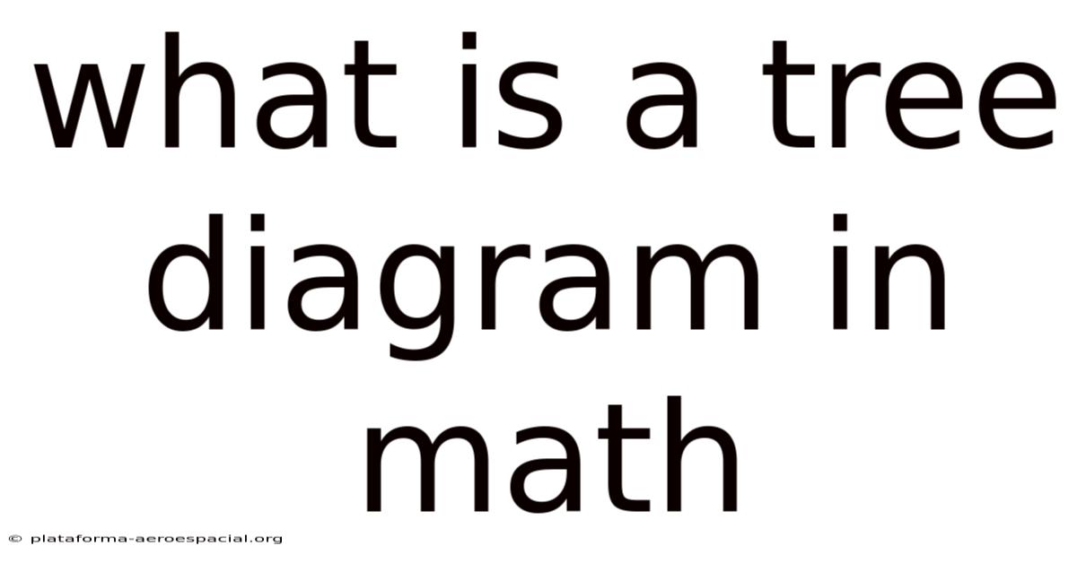 What Is A Tree Diagram In Math