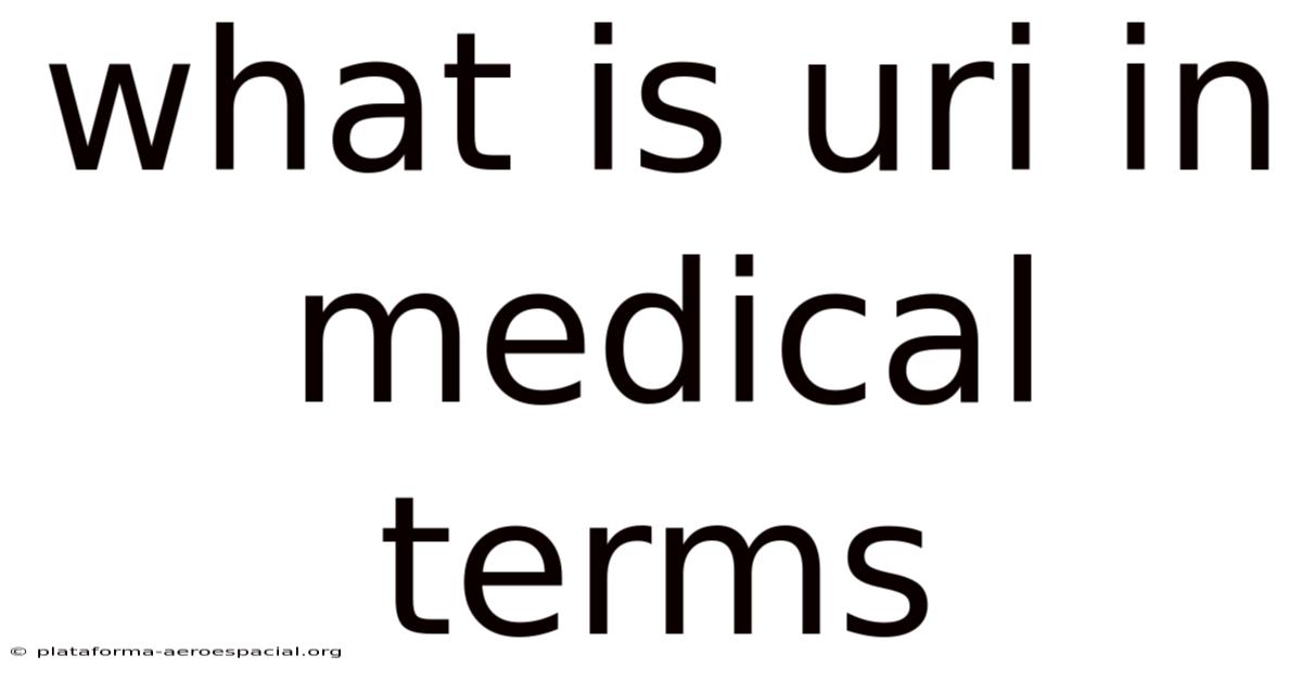 What Is Uri In Medical Terms
